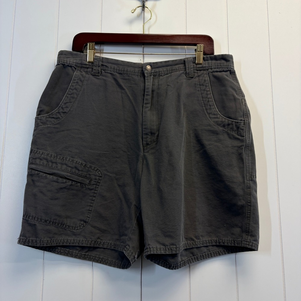 Woolrich Hiking Canvas Shorts Men Size 34 Rugged Gorpcore Utility Minimalist